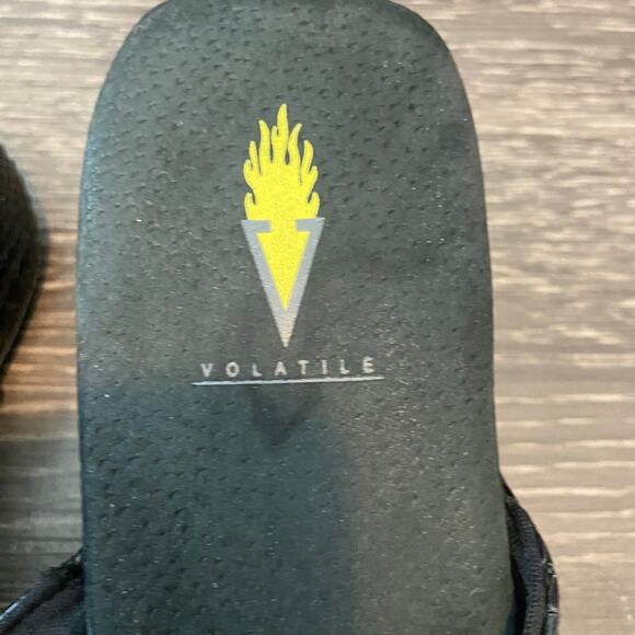 Volatile Women's Frappachino Size 10 Black Croco Wedge Flip-Flop Sandals - Picture 3 of 9